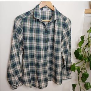 Vintage Levi's Women's Plaid Pullover Western Top
